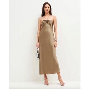 Reformation Valora Satin Dress